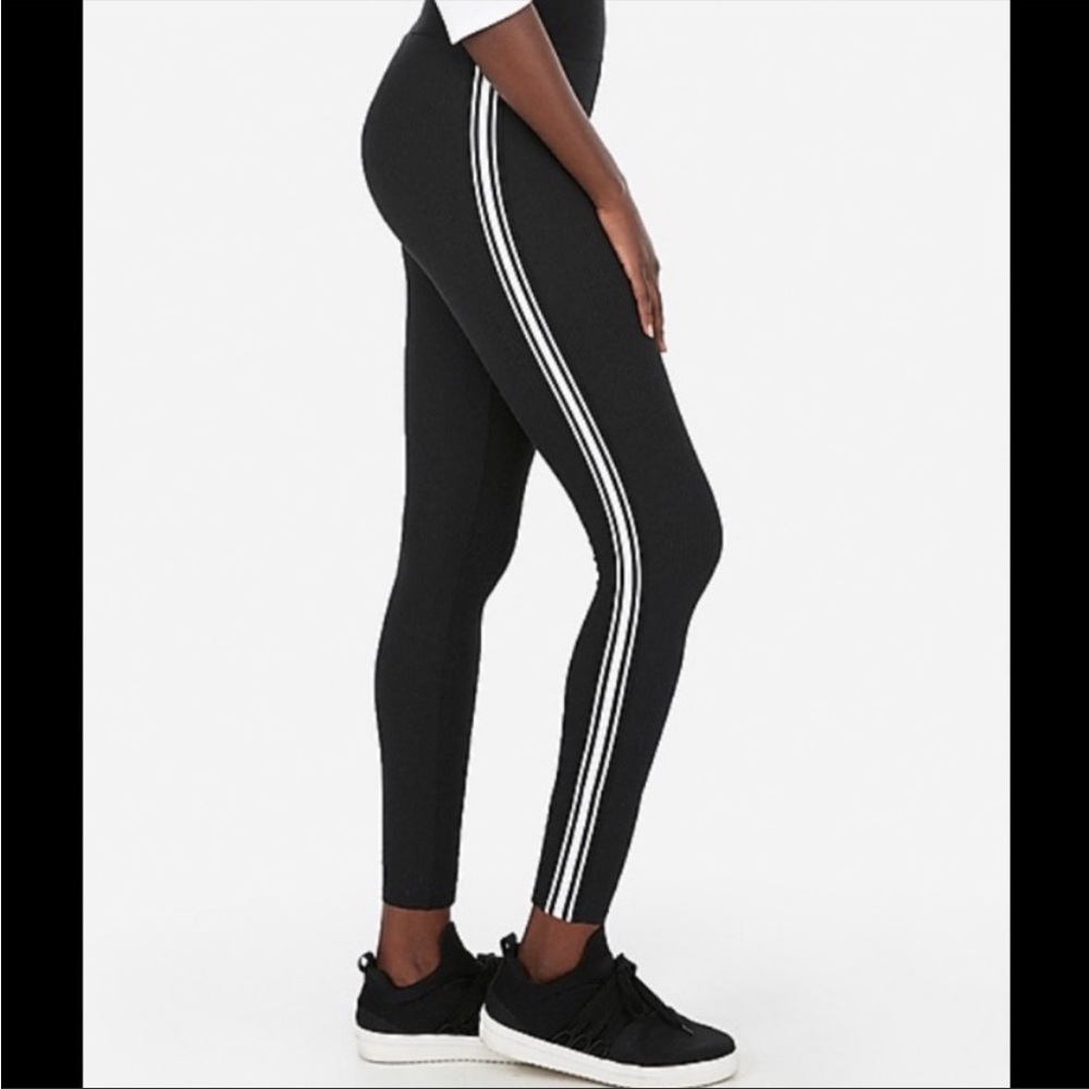 Express One Eleven Side Stripe Leggings